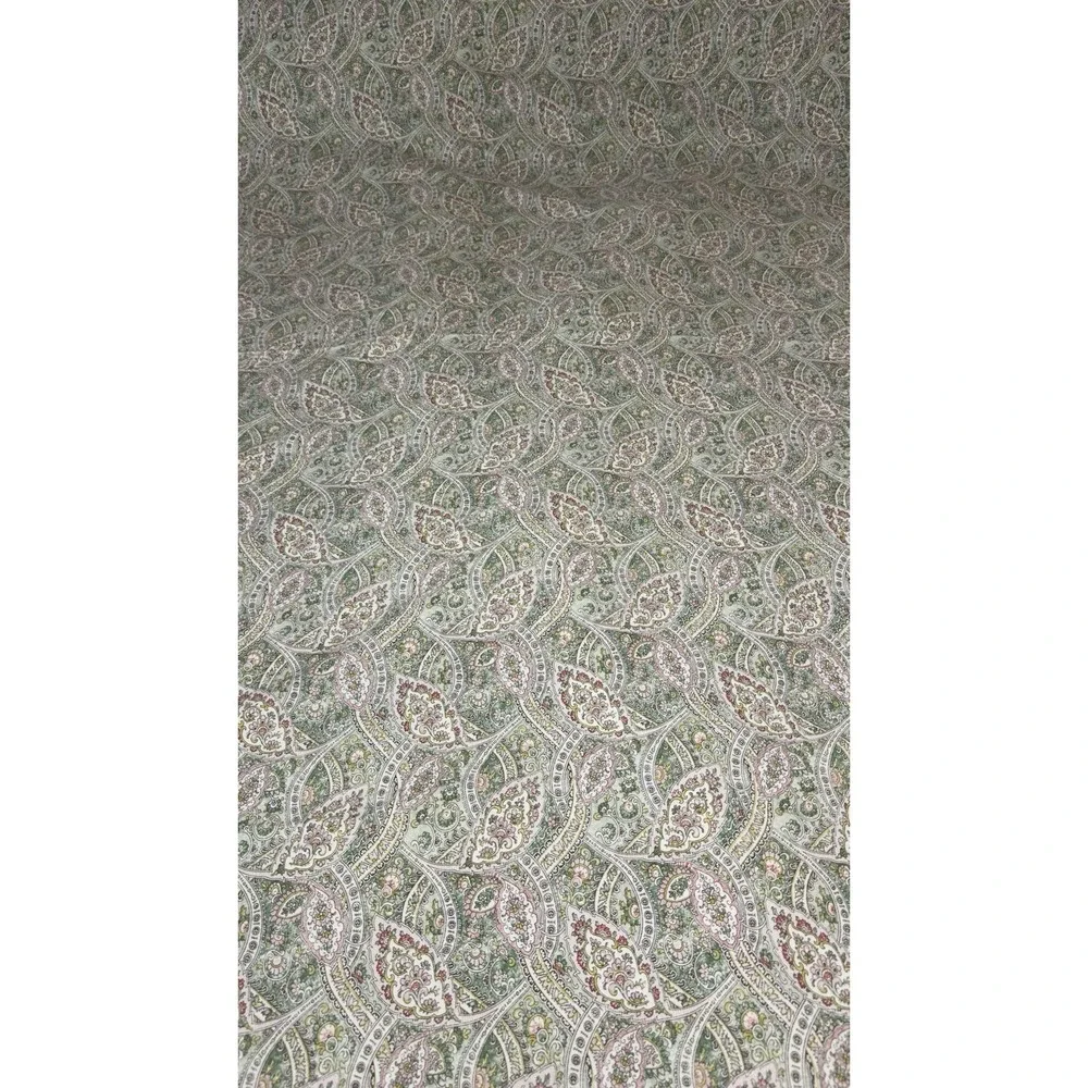 Ralph Lauren Paisley Sheet Set King Sage Floral Shabby Chic 100% Cotton Bahrain
